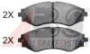 A.B.S. 37053 OE Brake Pad Set, disc brake